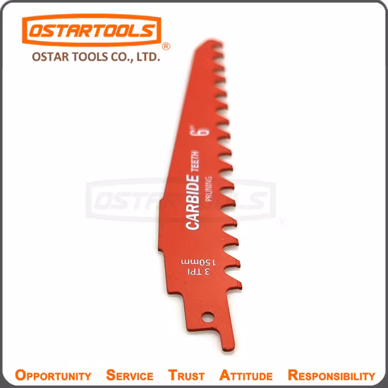 CT0106pw 6 Inch 3t Carbide Reciprocating Saw Blades for Pruning