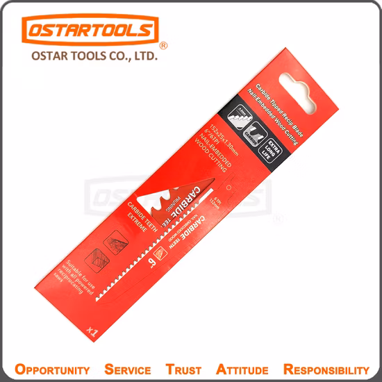 CT0106pw 6 Inch 3t Carbide Reciprocating Saw Blades for Pruning