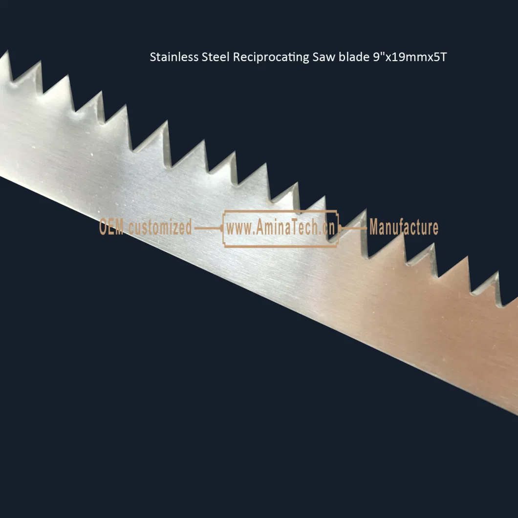 Stainless Steel Reciprocating Saw blade Size:9"19xmmx5T